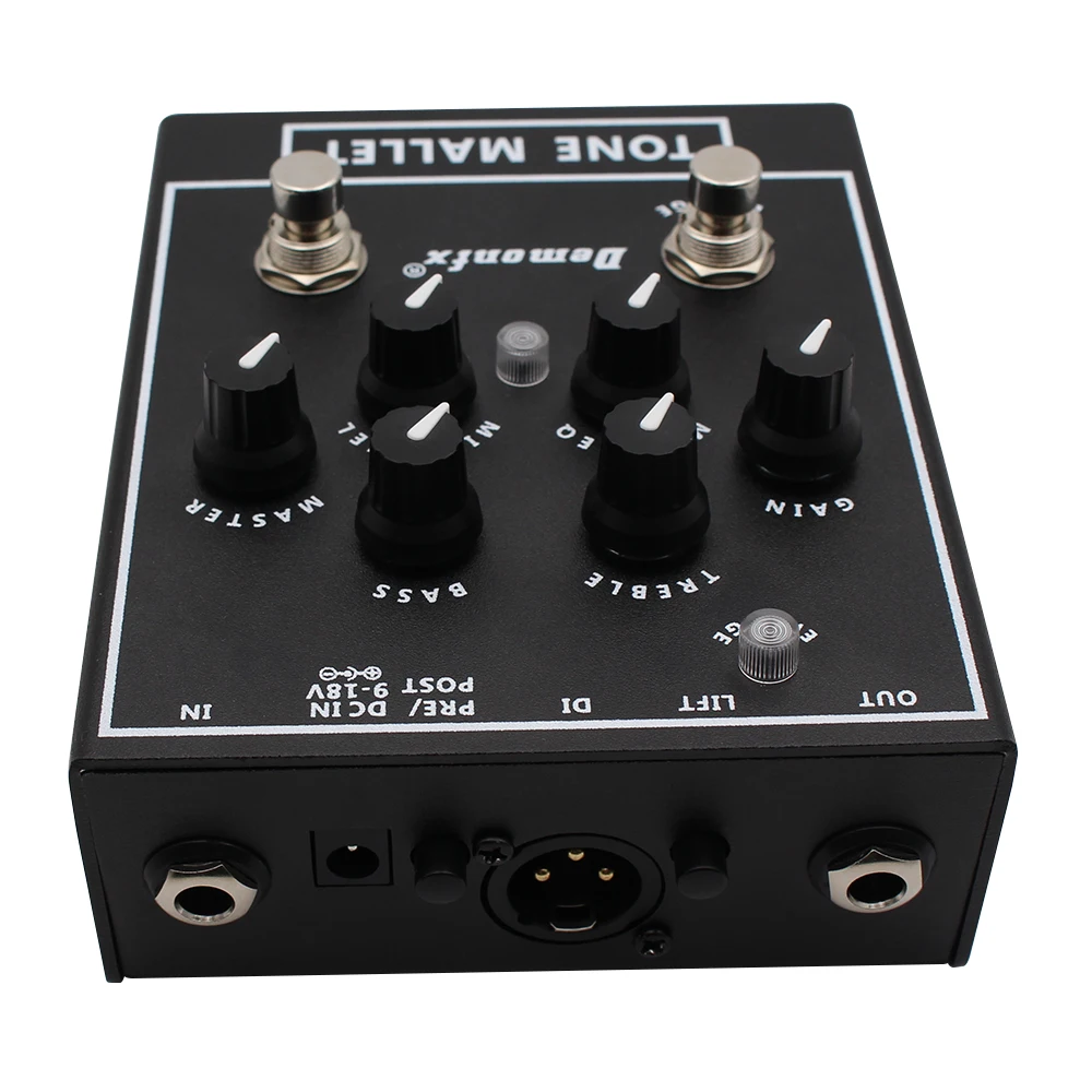 Demonfx Tone Mallet Bass Station Amps Preamp / DI Bass pedal for Electric Bass High QualityNEW