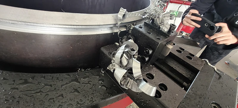 OCS-610 Automatic Split Frame Electric Servo Cold Pipe Cutting and Beveling Machine for Aluminum & Steel 18