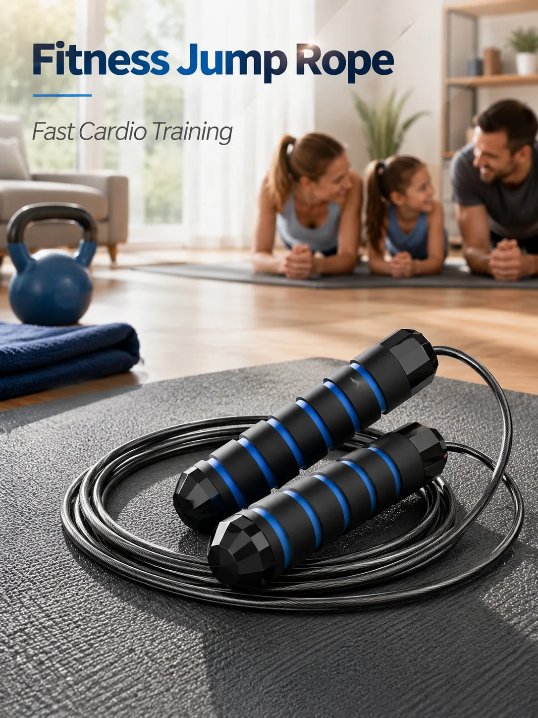Steel Wire Speed Jump Rope 4