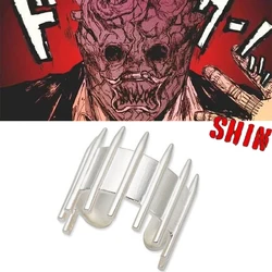 Anime Dorohedoro Shin Ring Unisex Adjustable Opening Rings Silver Color Metal Alloy Cosplay Jewelry Accessories Gifts For Fans