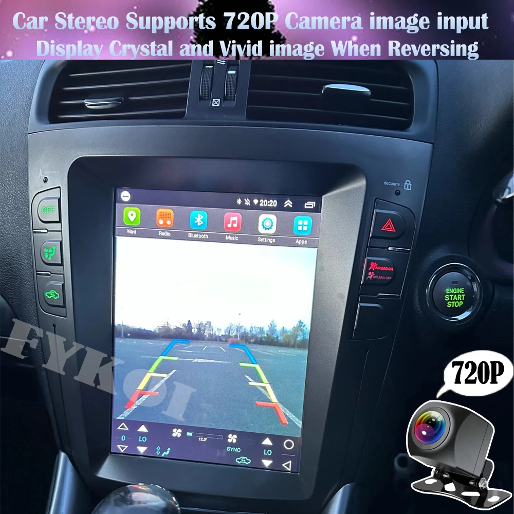 Android 13 pour Lexus IS250 IS300 IS200 IS220 IS350 2004-2012 autoradio multimédia automobile Style Tesla Carplay Auto Bluetooth