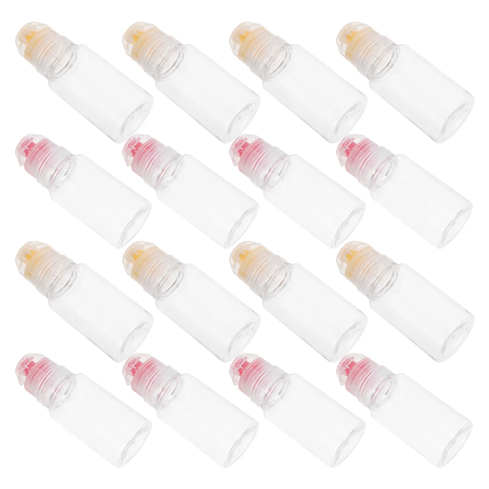 20Pcs Squeeze Bottle Caps Flip Top Accurate Dispensing Plastic Small Bottles Leakproof for Travel Cosmetics Sauce Oil Seasoning view 3