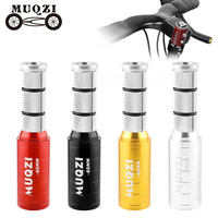 MUQZI 28.6 Fork Stem Extender MTB Road Folding Bike Handlebar Stem Extension For Carbon Fiber Alloy Steel Fork Extend Adapter
