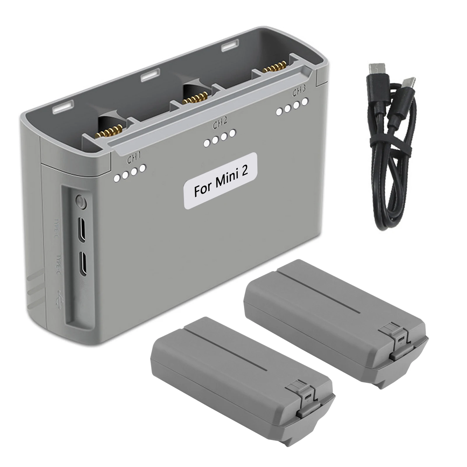 Voor DJI Mavic Mini 2, Mini SE, Mini 4K, Mini 2 SE-batterij en driewegoplaadhub Mini 2 Intelligente vluchtbatterijen
