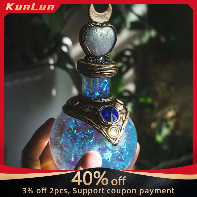 

Декоративная фигурка-бутылка для игры Magic Potion, сувенир для дома, изделие из смолы, креативный декоративный элемент для ремонта, игрушка