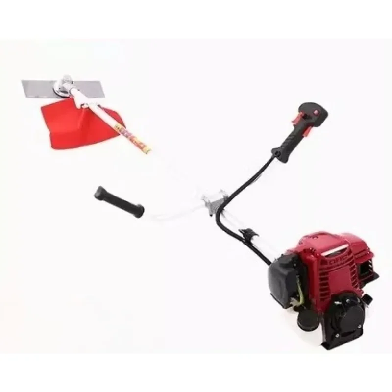 GX35 Боковое крепление, 4 хода, 5 в 1, газовый станок для резки травы, роторные ножницы для сорняков, косилка, многофункциональные садовые электроинструменты