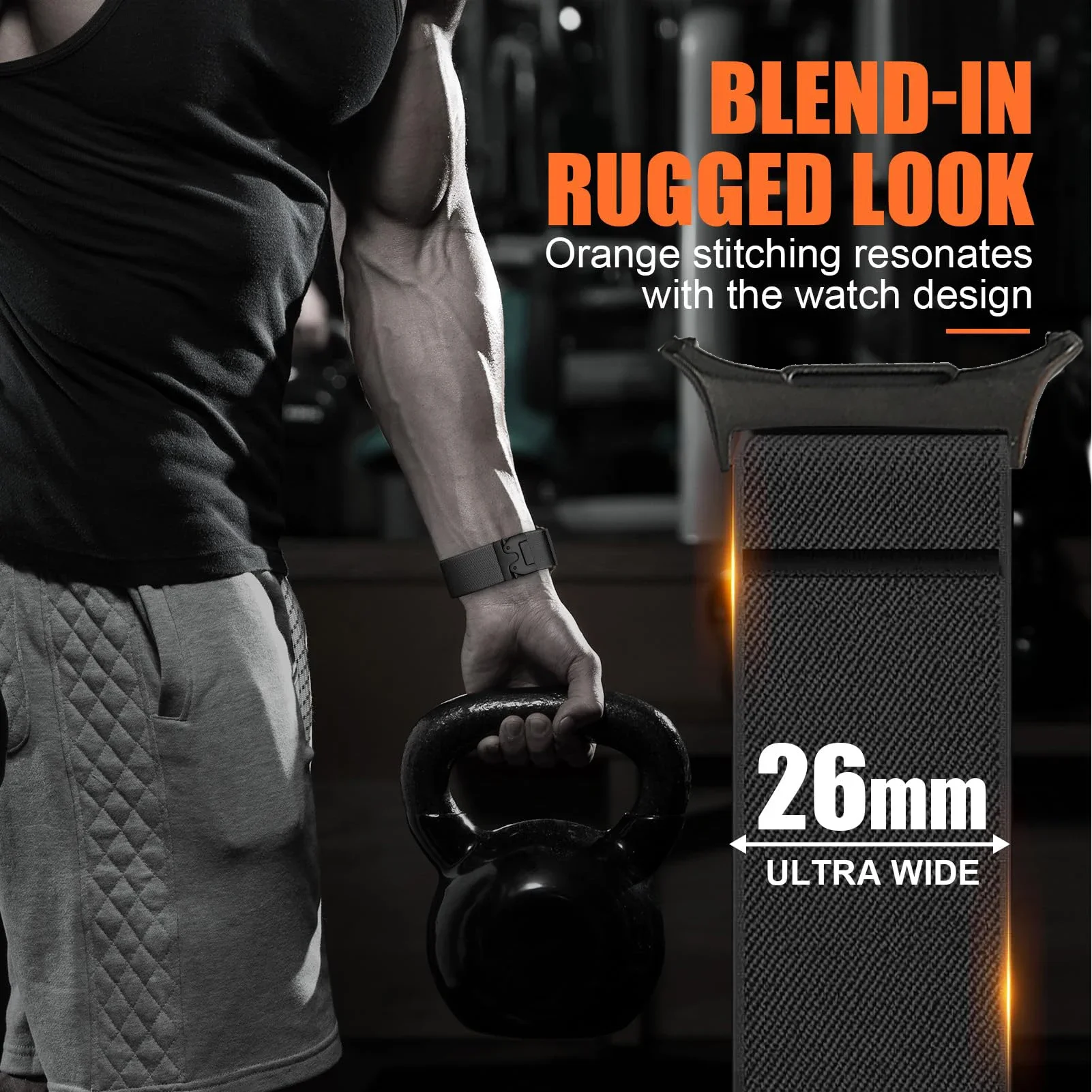 الأشرطة المظلة لساعة سامسونج جالاكسي 8 الترا 2025 47 مللي متر النايلون الرياضة معصمه حزام سوار كوريا غالاكسي ساعة 7 الترا الفرقة