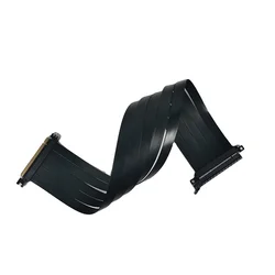 Newest Graphics Cable Flexible PCIE 4.0 60 cm Graphics card Risers Cable 180 Degree Gen 4 Expansion x16 Extender Adapter