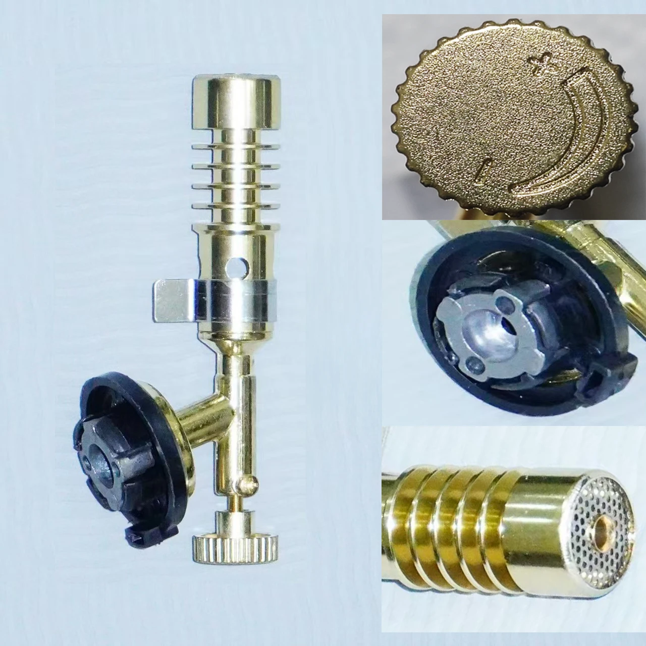 Outdoor camping barbecue gas blowtorch portable welding torch gas burner portable flame gun butane high temperature welding gas