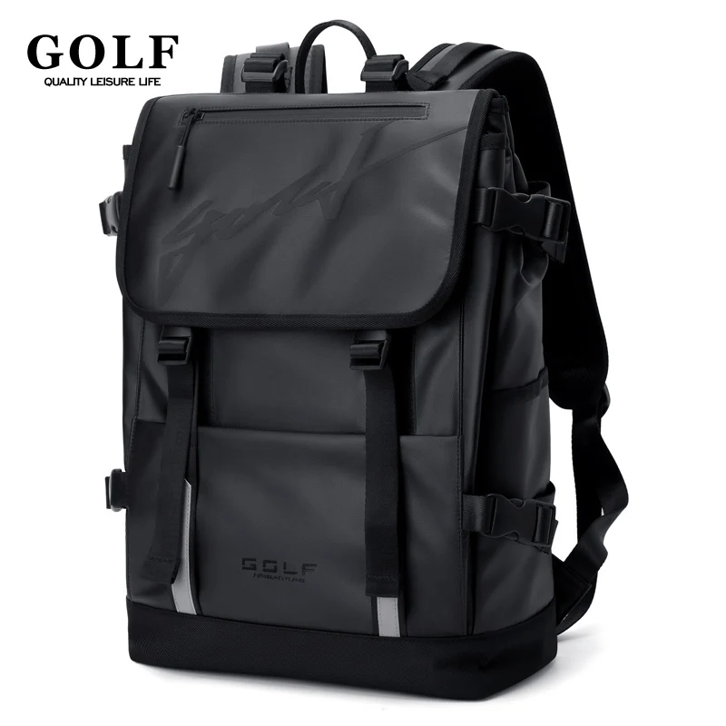 GOLF Backpack Men Black Business Laptop Bag Fashion Briefcase Backpacks Versatile Stylish University Bags Boys Travel Waterproof