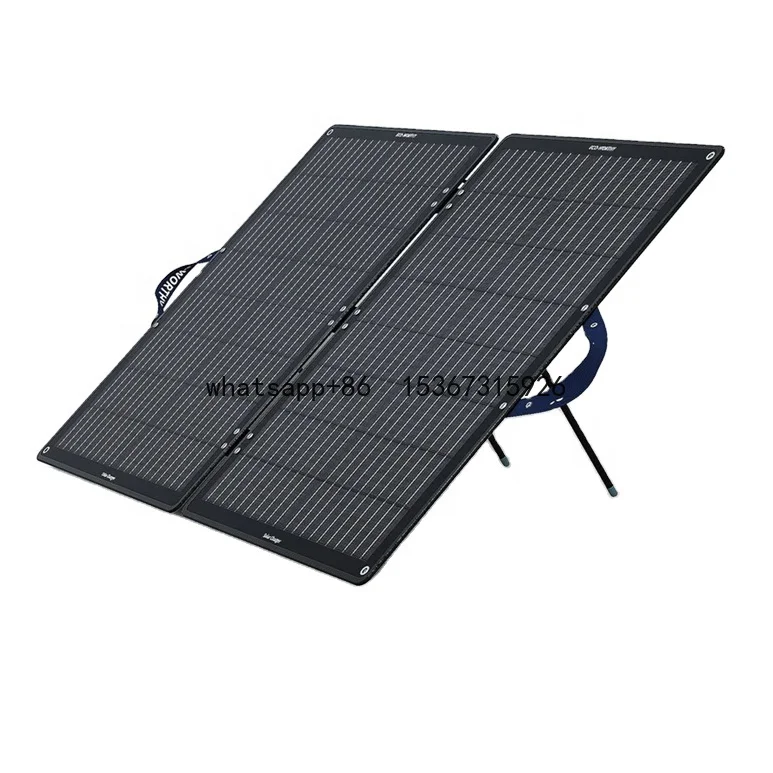 Eco-worthy 18V 100W Foldable Solar Panel Portable Solar Panel Suitcase RV Solar Panel Caravan Marine Outdoor Camper Camping