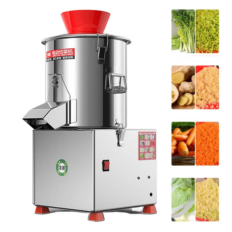 

120KG/H Multi-function Food Cutter Electric Vegetable Cutter Machine Chili/Meat/Vegetable Stuffing Machine Chopper Garlic Cutter