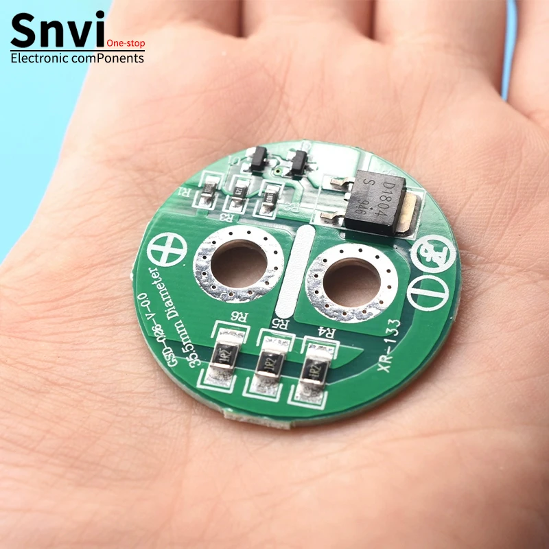 Snvi 1 peça 3.5cm universal 2.7v 500f super capacitor módulo de placa de proteção de balanceamento componentes elétricos