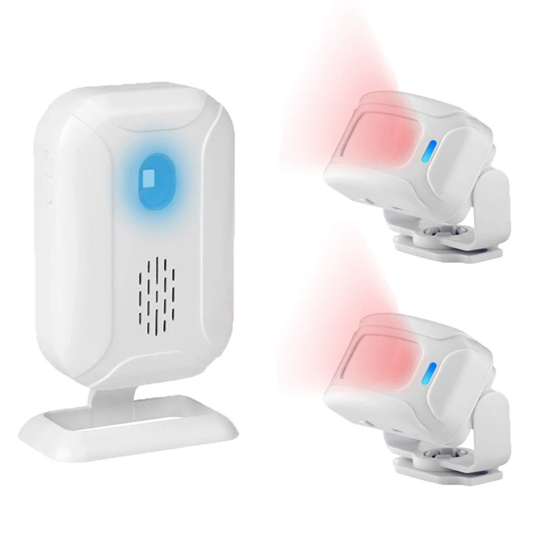 Motion Sensor Detector Alarm Bell Entry Alert System Shop Store Welcome Chime Wireless A