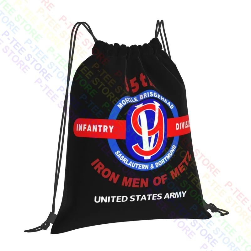 95Th Infantry Division Iron Men Of Metz Veteran Drawstring Bags Gym Bag Gym Beach Bag 3d Printing Multi-function