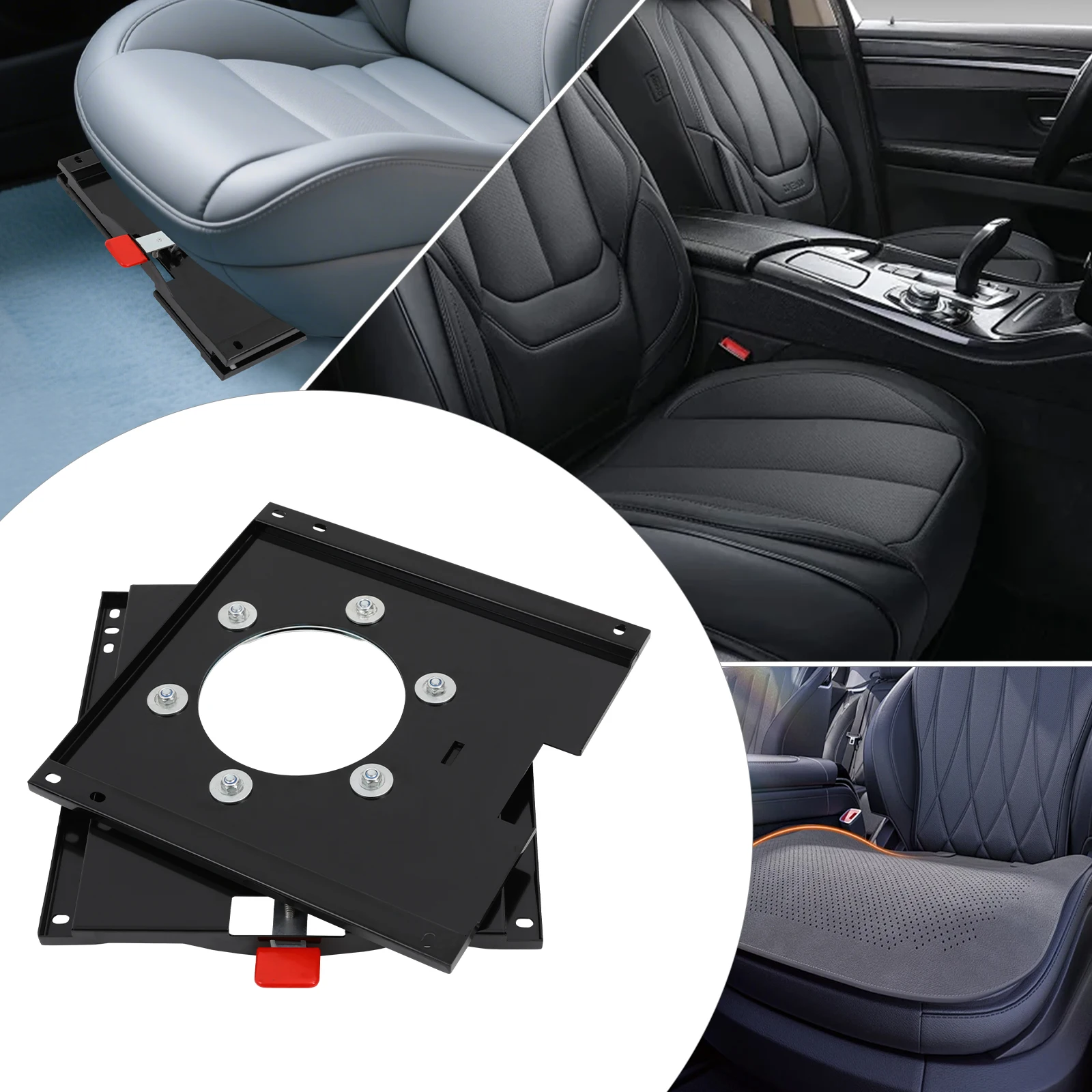 Drehbare Sitzbasis für X250 Fiat Ducato Citroen Relay Peugeot Boxer (ab 2007) Fahrzeugsitzdrehvorrichtung Zubehör – Detail 3