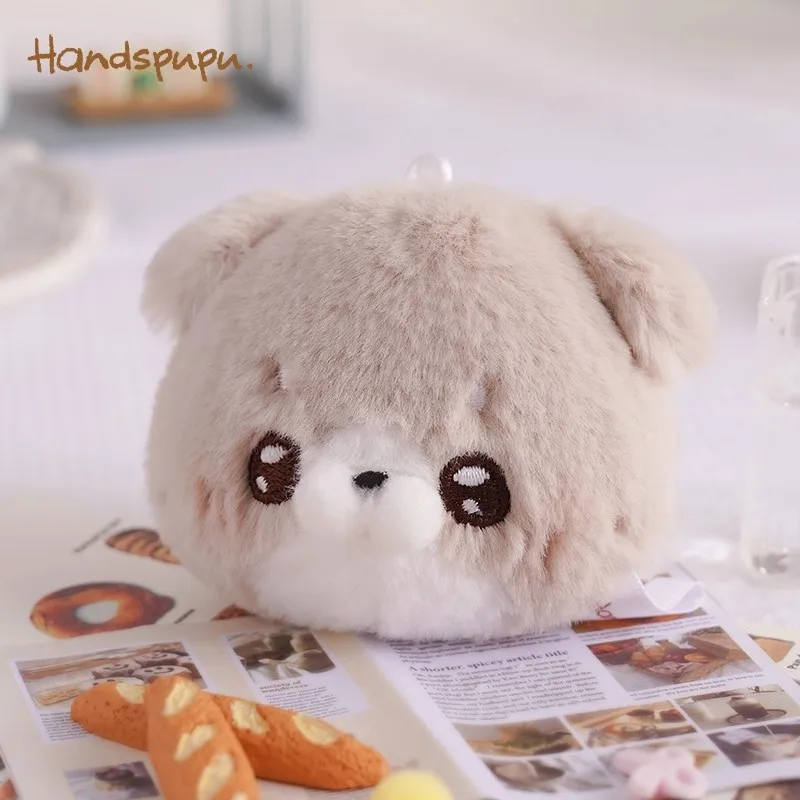 Muñeca Original Handspupu Touch Your Head, muñeca de cabeza pequeña, bolsa de felpa, juguete colgante, bolsa para muñeca, bonito regalo de cumpleaños para niña