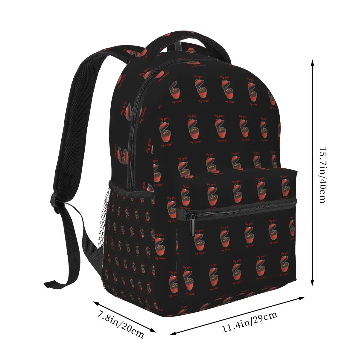Kamado Joe BBQ Grill And Smoke Backpack Student Boys Girls BookBag Kids School Bag Laptop Shoulder Bags for Men Women