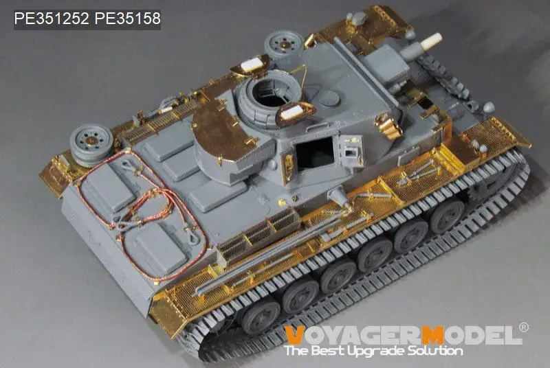 VOYAGER PE351252 1/35 Pz.KPfw.III Ausf.N Early Version Upgrade Set Basic FOR  TAKOM 8011