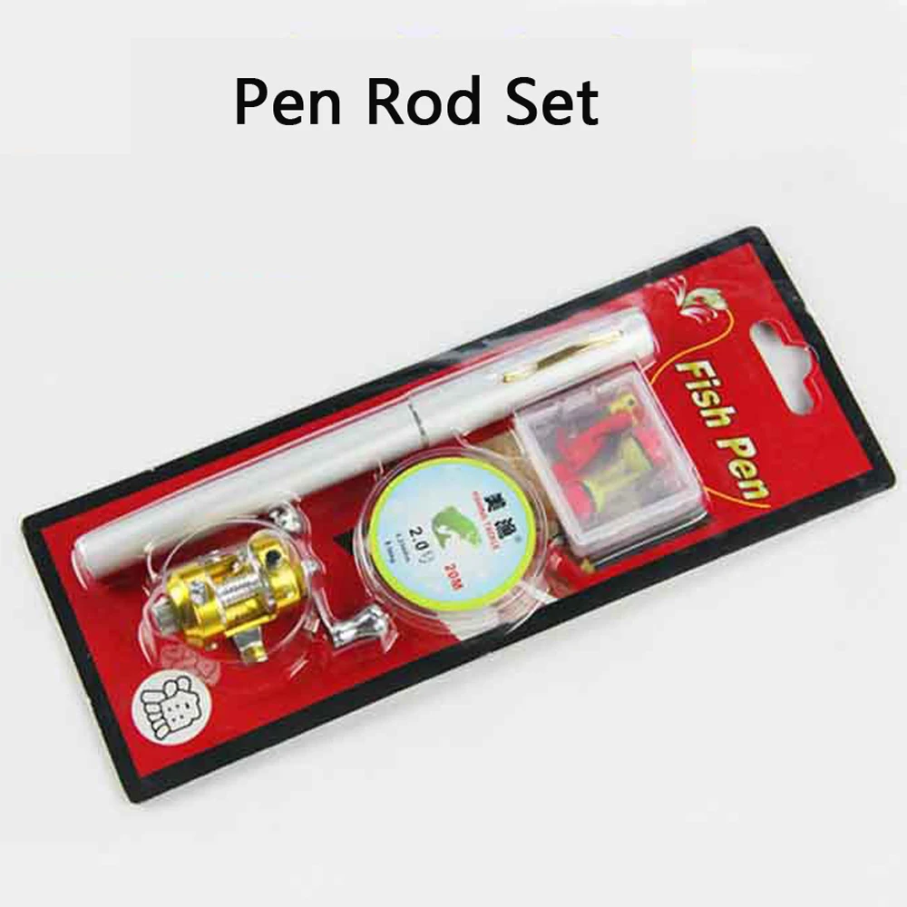 

Горячий портативный карманный комплект удочек для ручек, мини-телескопическая удочка из алюминиевого сплава и катушка, мягкая приманка, аксессуары для рыбалки, комбинации