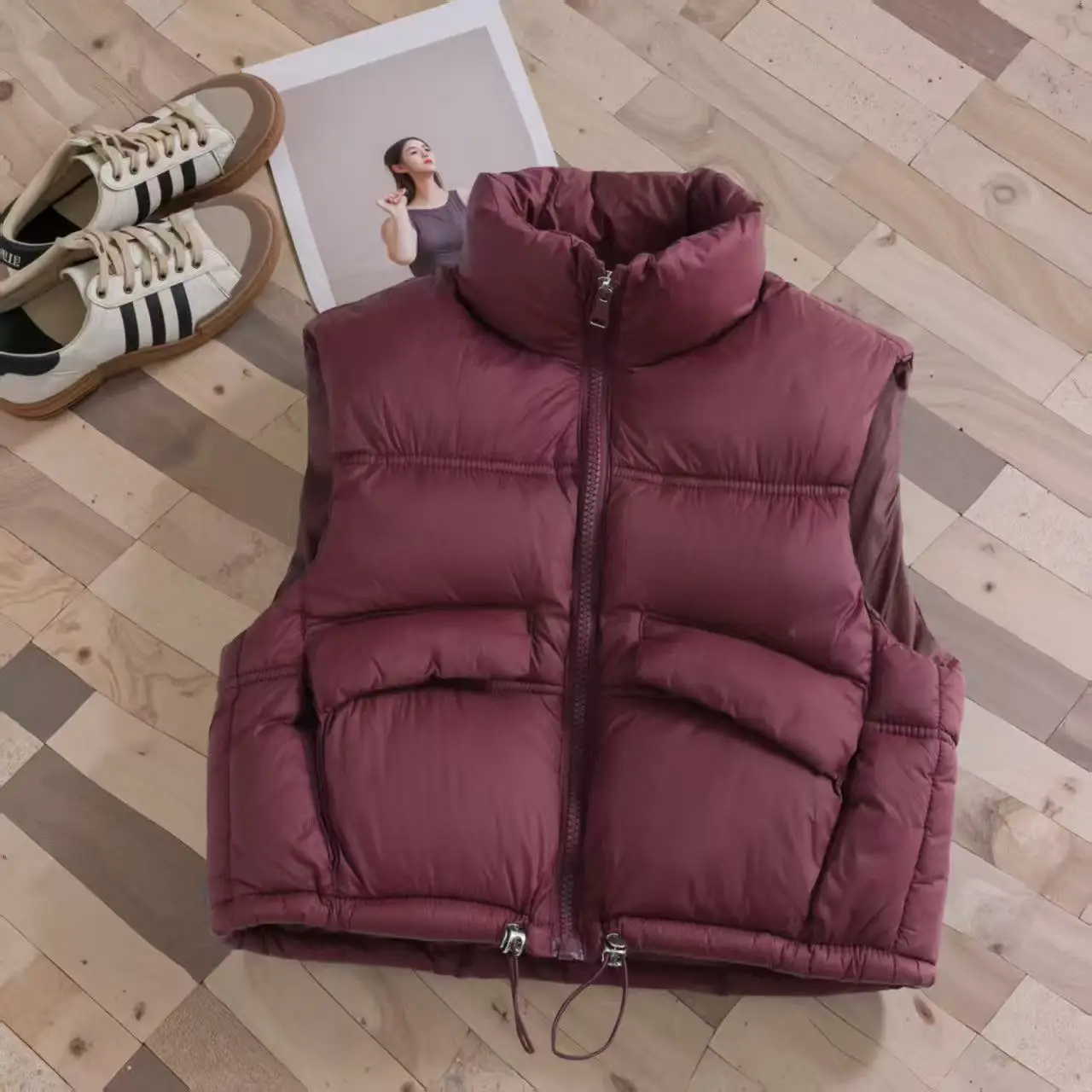 

Children's Down Cotton Vest 2025 New Autumn and Winter Boys and Girls Tank Top for Outer Wearing Teen Thick Coat 100-160CM