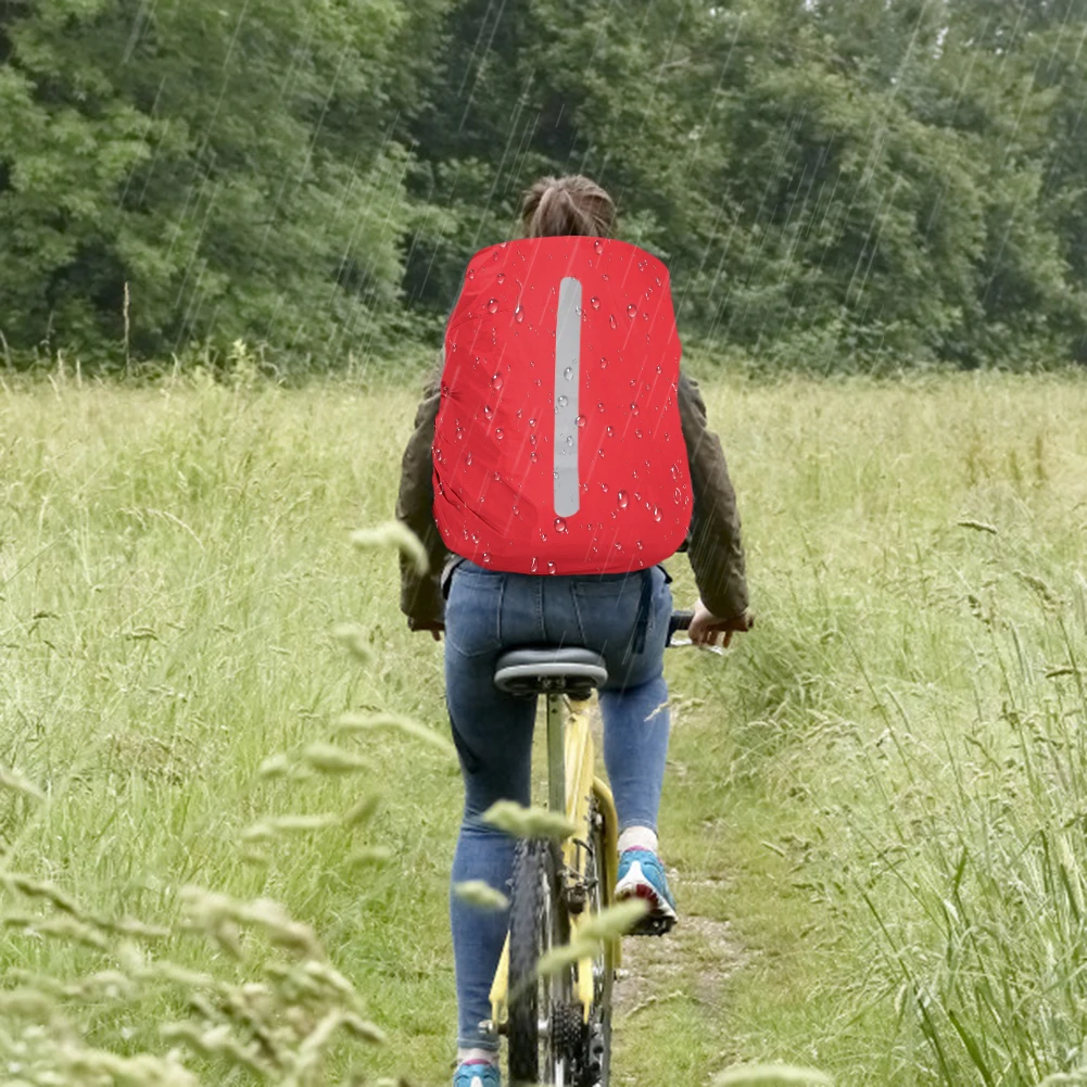 

Водонепроницаемый чехол для сумки 35 л/60 л с 2 регулируемыми ремнями с пряжками, дождевик для рюкзака для кемпинга, походов и альпинизма