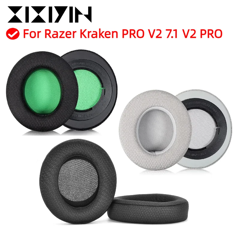 

Ear pads for Razer Kraken PRO V2 7.1 V2 PRO replacement Earpads headphones Earmuffs Mesh Memory Covers Sponge