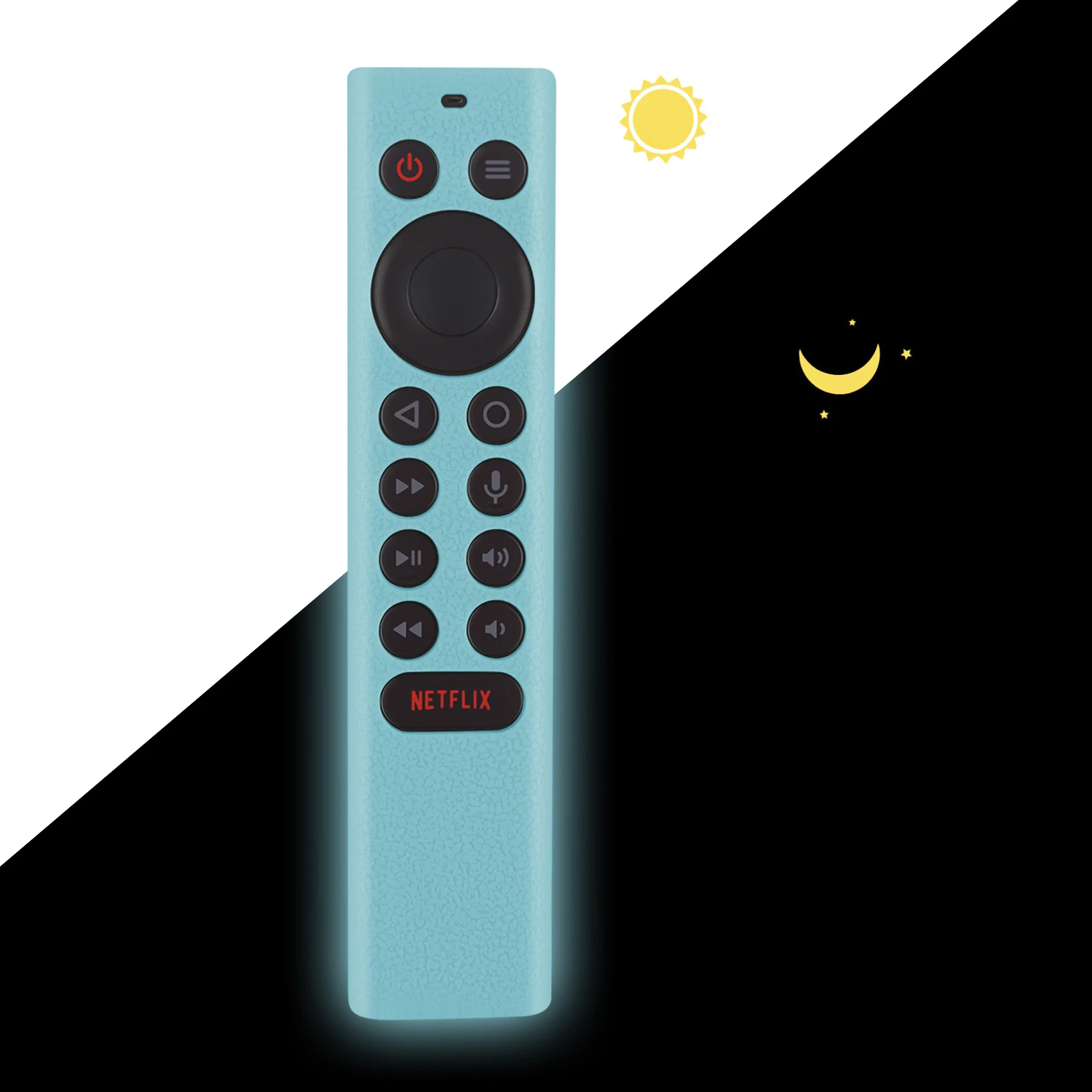 Capa de controle remoto à prova de choque, adequada para nvidia shield tv pro hdr silicone anti-queda skid capa protetora de manga macia