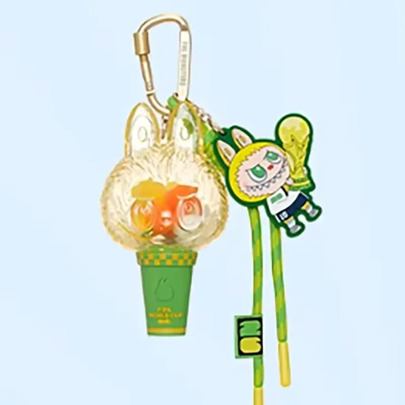 POPMART LABUBU THE MONSTERS Serie FIFA Mini Lámpara Colgante Caja Sorpresa Bolsa Misteriosa Juguetes Muñeca Figura Anime Linda de Escritorio