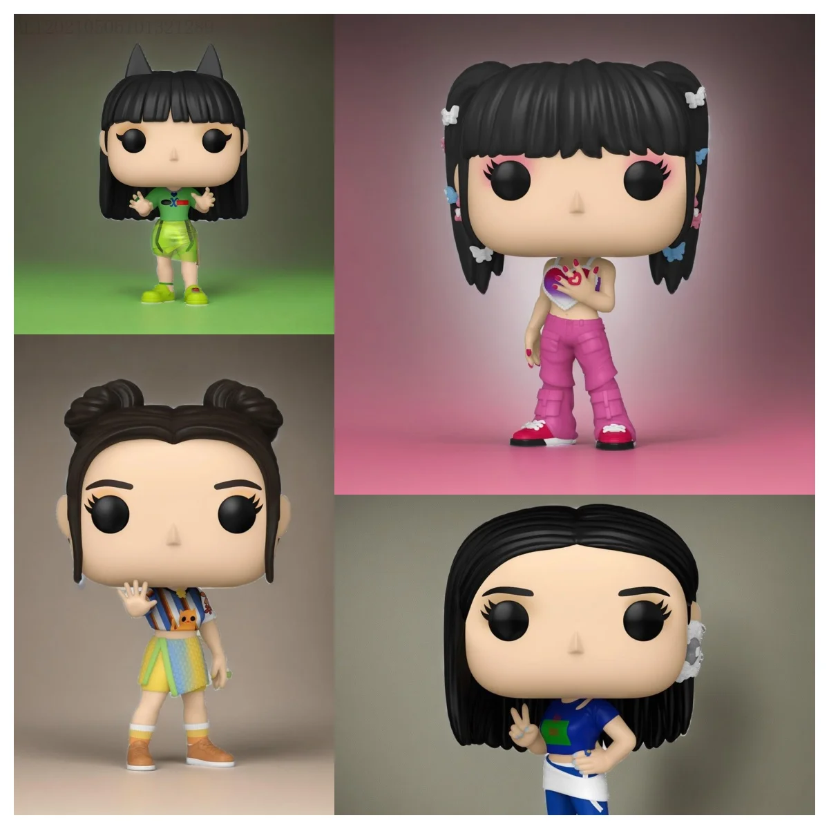 

Girls Group Kpop Demon Hunters Figure Pvc Model Anime Figurine Collection Statue Desk Decoration Dolls Kids Toys New year Gifts