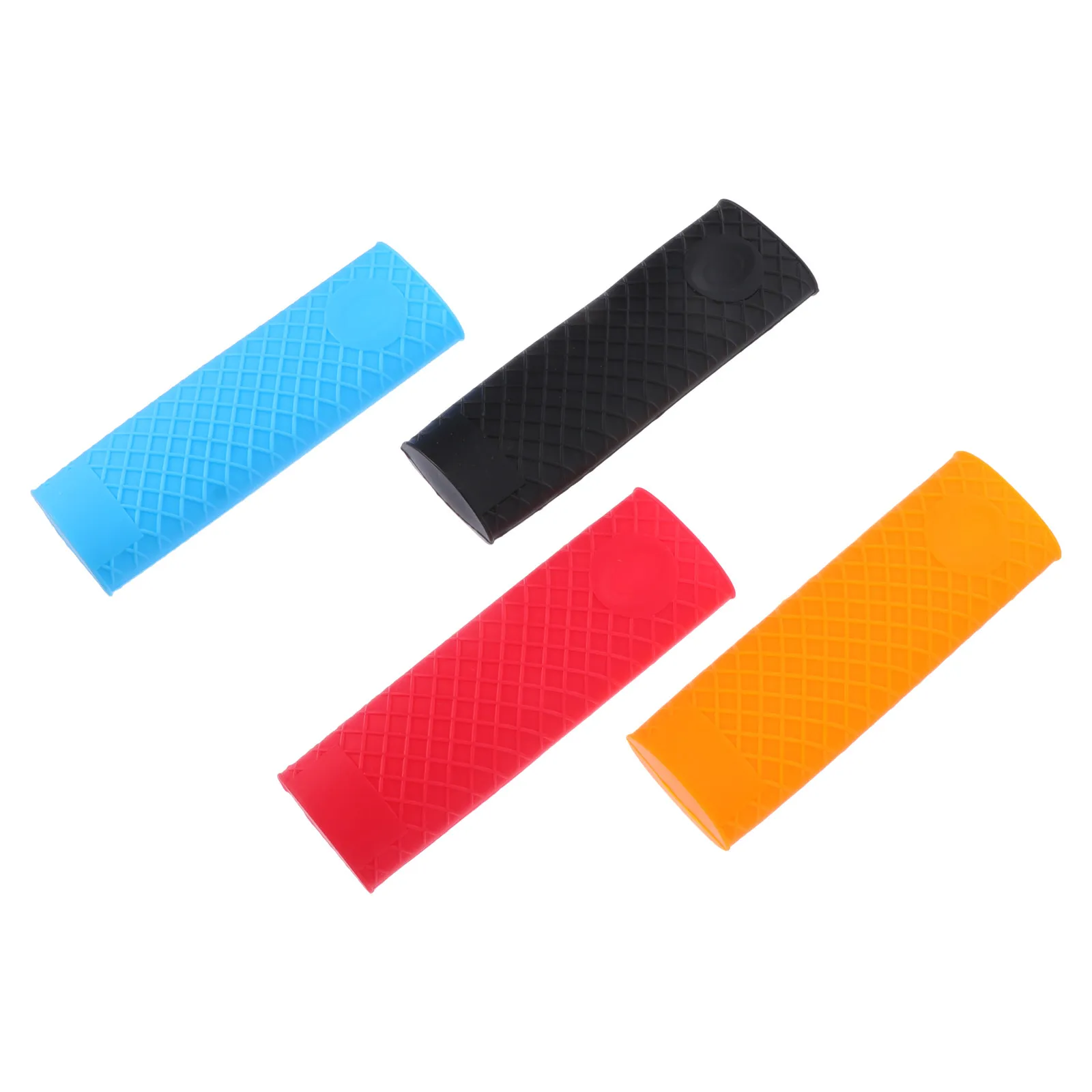 

Набор из 4 силиконовых накладок на ручки кастрюль: термостойкие, защита от ожогов, нескользящие, для кухонной утвари