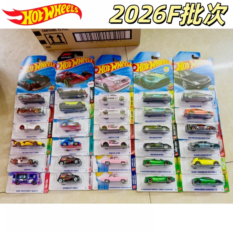 Hot Wheels - Coche Deportivo de Aleación Fundida a Presión, Modelo 26F, Ferrari F1, Lamborghini, Aston Martin, Coche Coleccionable C4982 para Entusiastas