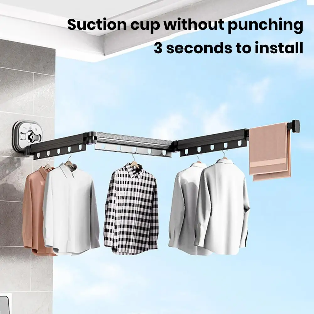 

Clothes Drying Rack Laundry Drying Rack Retractable Space-saving Shelf Clothes Pants Hanger Strong Load-bearing Drying Rack