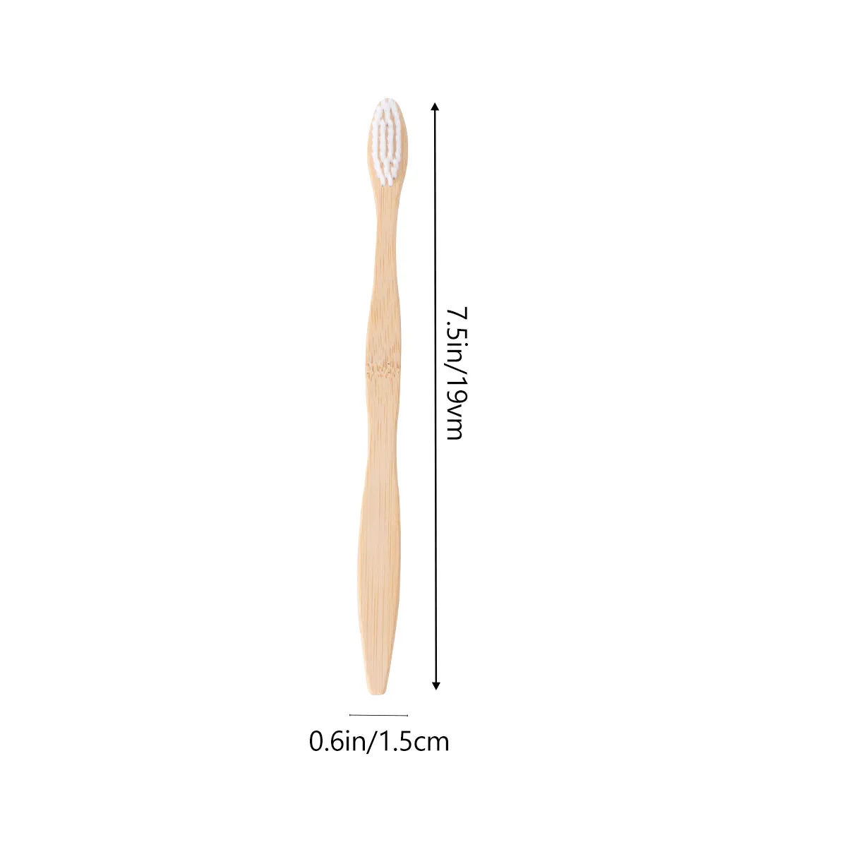 10Pcs Toothbrush Sets Travel Toothbrush Kit Bamboo Handle Biodegradable Lightweight Comfortable Adults Home Personal