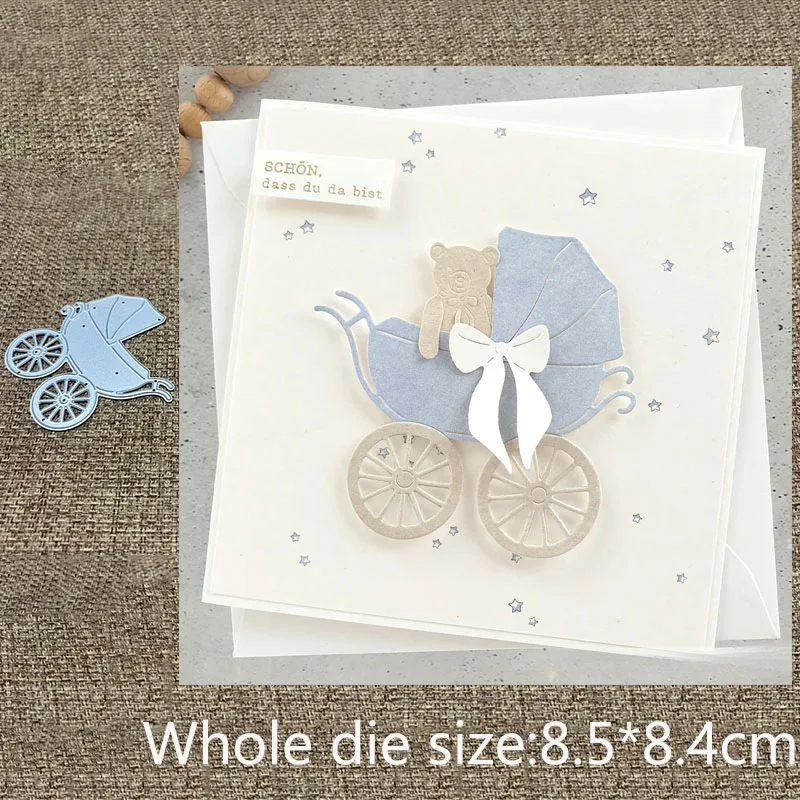 New Design Craft Metal stencil mold Cutting Die baby stroller decoration scrapbook die cut Album Paper Card Craft Embossing