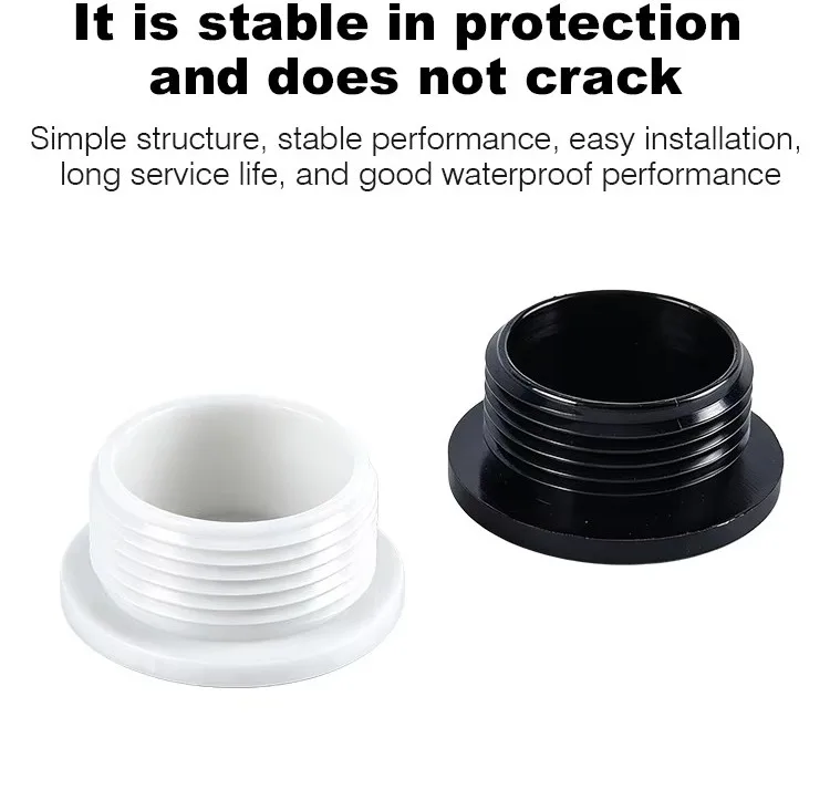 10 stücke M12-M71 Kunststoff Stecker Loch Kappe IP68 Wasserdichte Nylon Gewinde Loch Stecker M20 * 1,5 Schwarz Grau Loch Kappe abdichtung Abdeckung Mit Gummi – Detail 8
