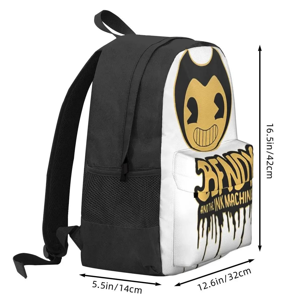 Bendy And The Machine Game Backpacks Boys Girls Bookbag Students School Bags Cartoon Kids Rucksack Laptop Rucksack Shoulder Bag