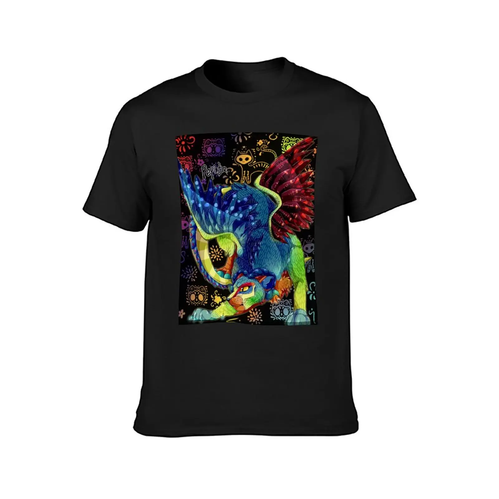 Pepita The Alebrije T-Shirt heavyweights sublime sweat oversizeds black t-shirts for men