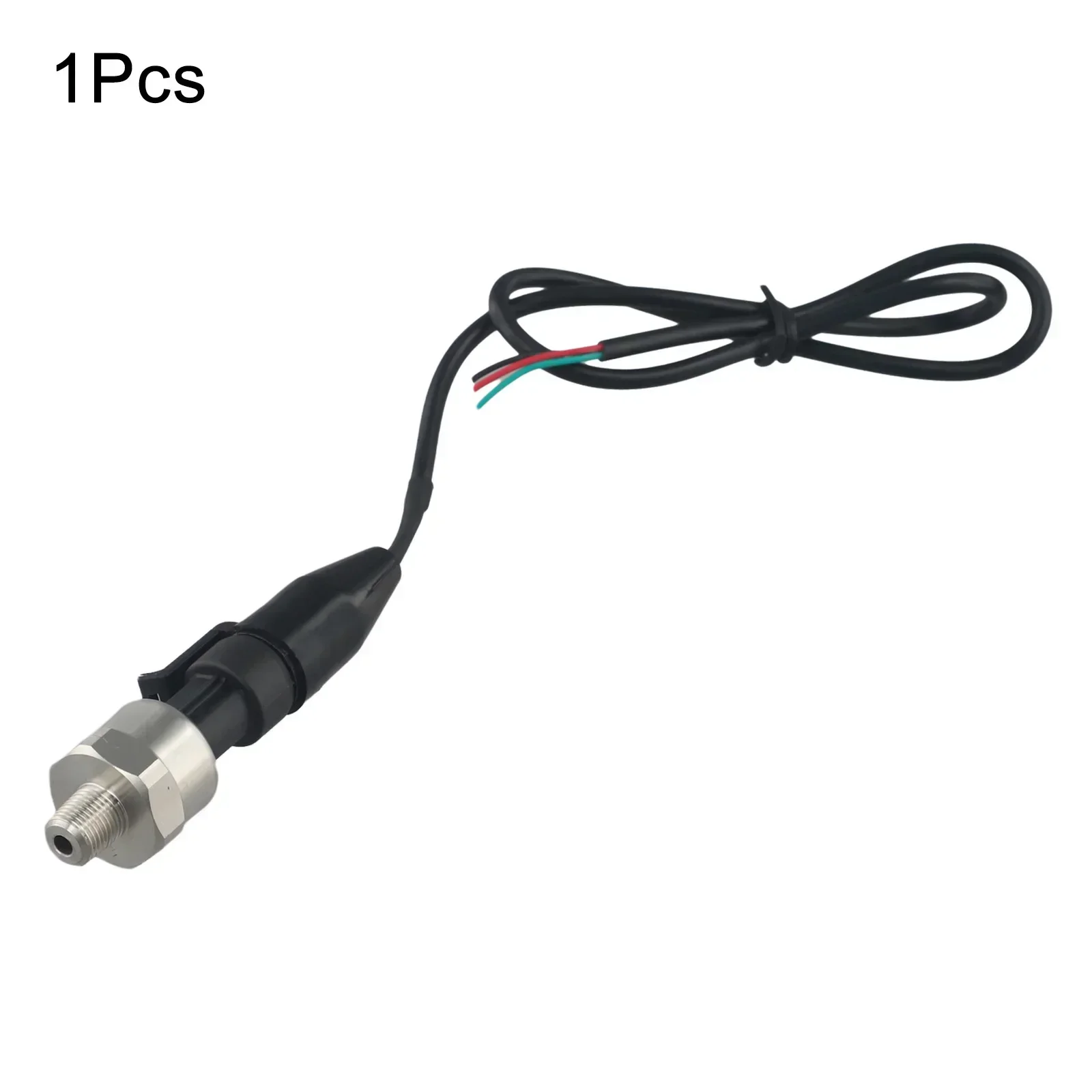 Sensor de Pressão Npt de Peça 5psi1000psi dc 5v Pressão Leve Prata e Preto Aço Inoxidável Durável