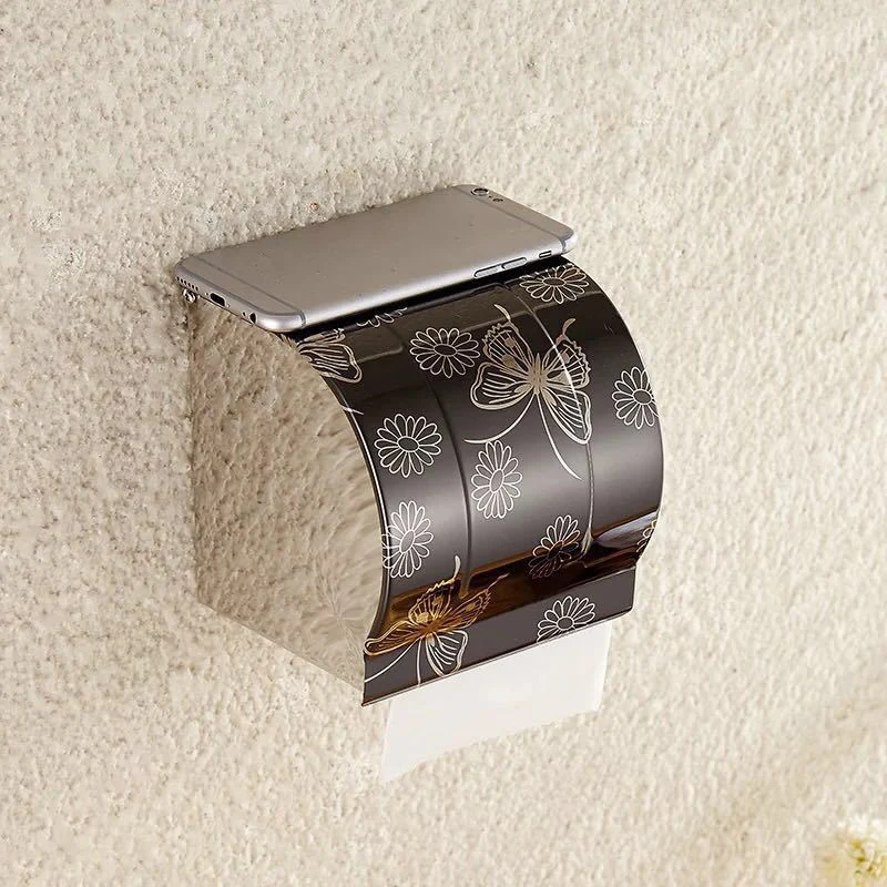 Stainless Steel Wall Toilet Paper Roll Holder Self Adhesive Holder Towel Rack