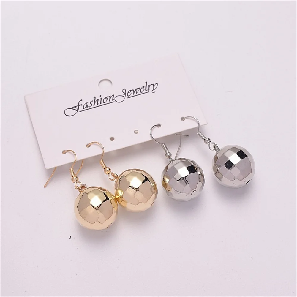 Fashion Section Disco Ball Ear Hook Round Dazzle The Reception Festivals Revelry Party Prom Metal Dangle Earrings For Women