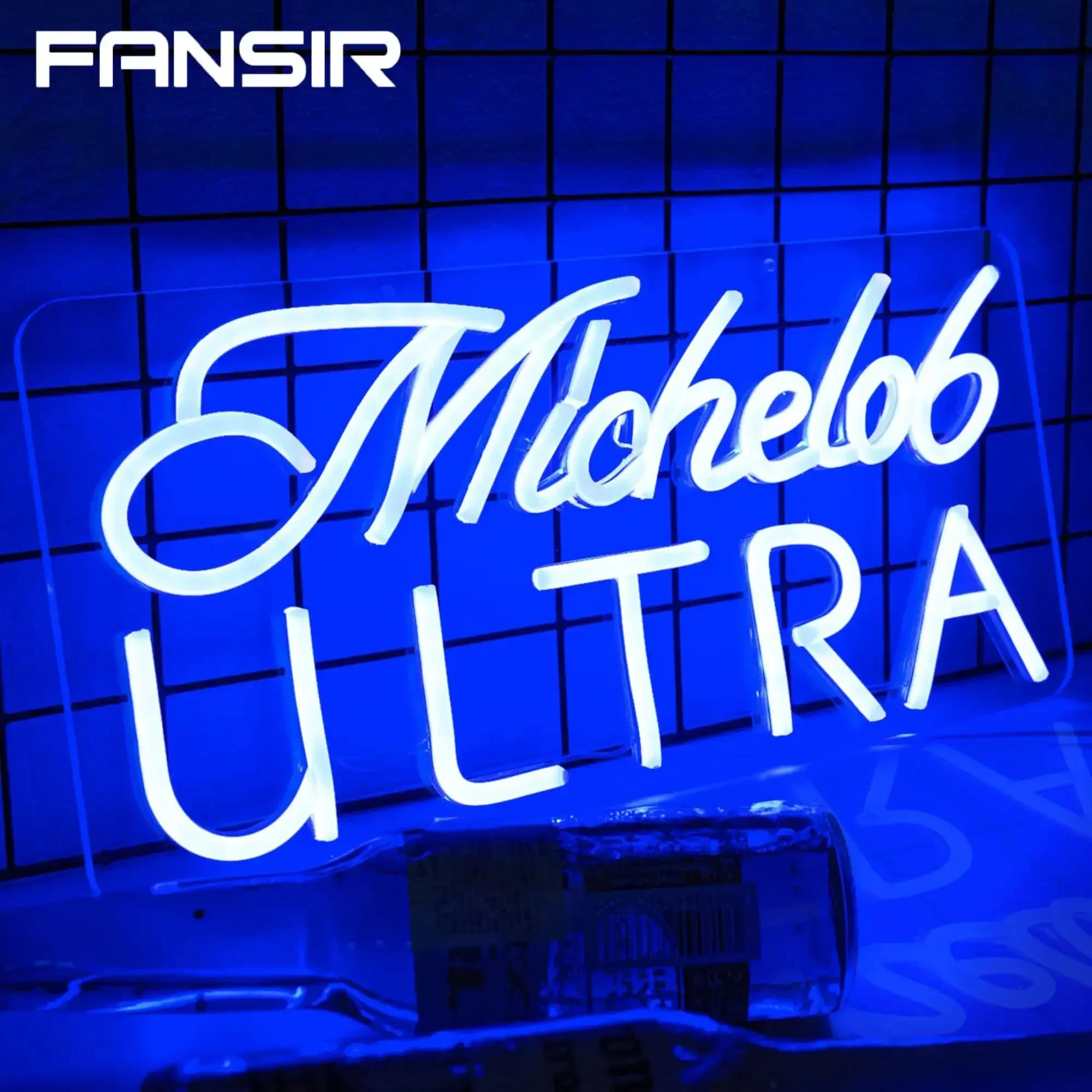 Morelos Ultra Neon Sign LED Wall Art USB Powered Acrylic Lamp Custom Text Theme Decor Home Bedroom Bar Party Aesthetic Light