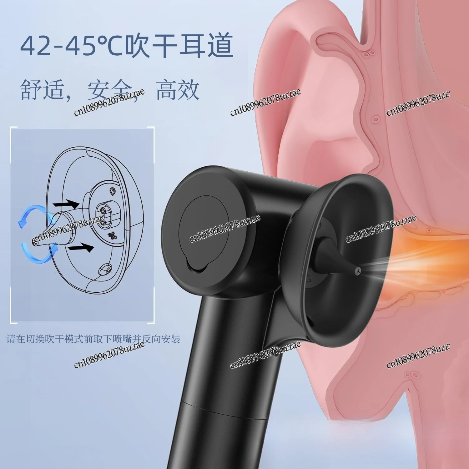

Electric Ear Washer, Ear Wash, Earwax Cleaning, Household Ear Dryer, Swimming Water