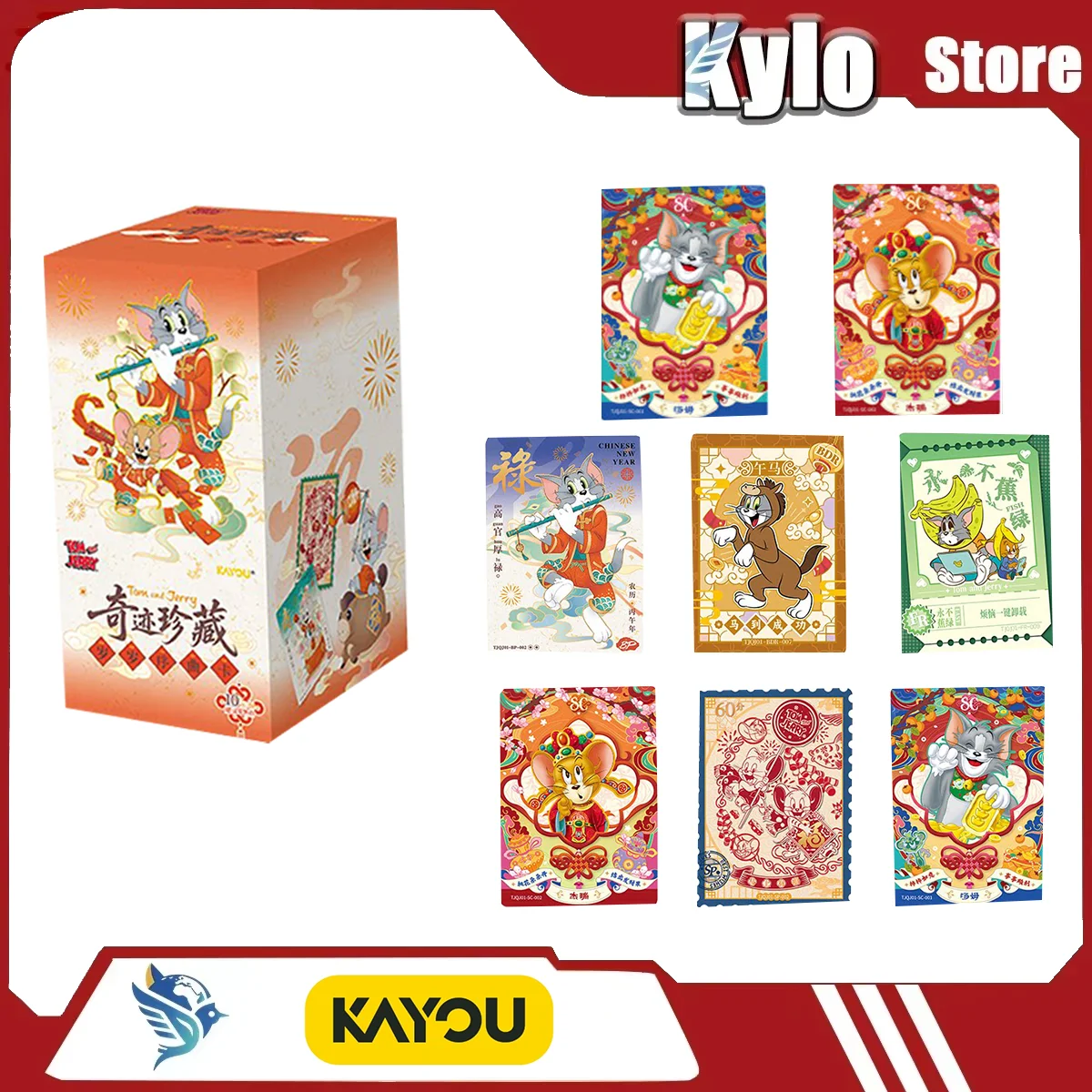 

KAYOU Tom And Jerry Anime Cartoon Characters Can Be Given As A Gift To Friends Or Children Collectible Card Child Interest