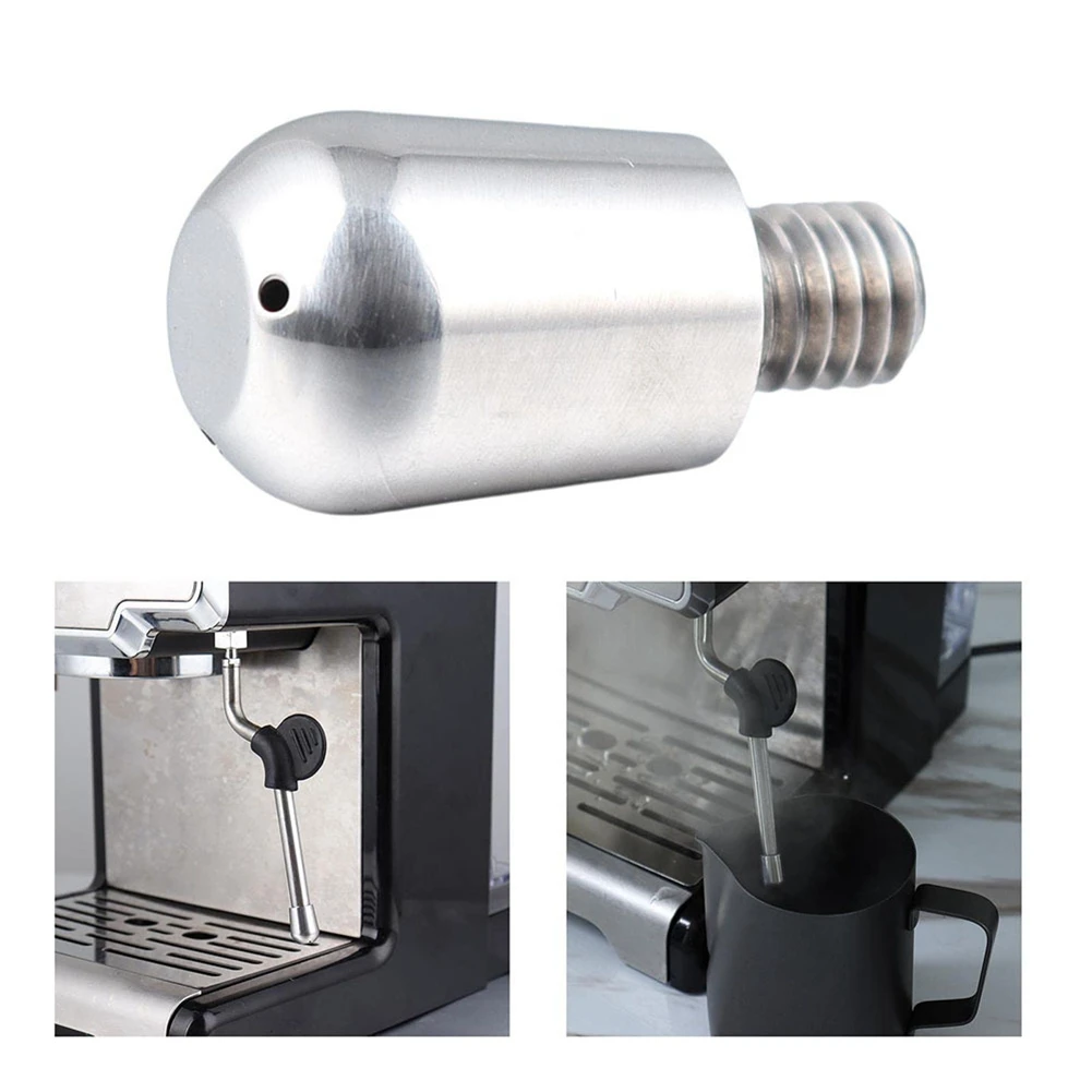 A58E-Steam Nozzle Stainless Steel 3 Holes Coffee Machine Steam Nozzle for GEMILAI CRM3605 Coffee Make Machine Parts