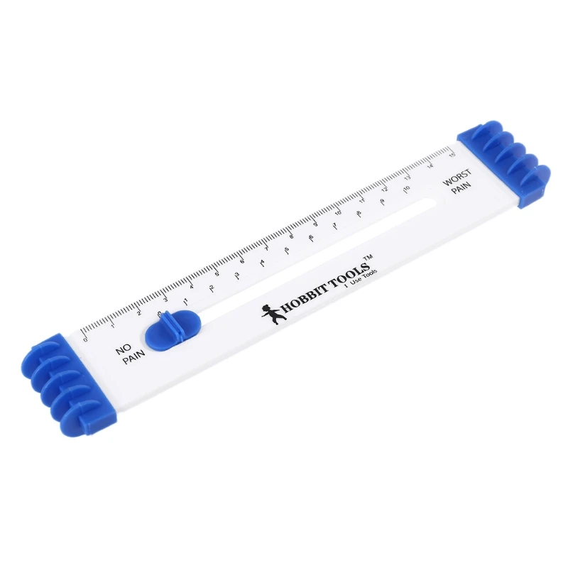 

A5YD Muscle Measure Gauge Pain Scale Ruler Pain Ache Testing Record Scale Ruler