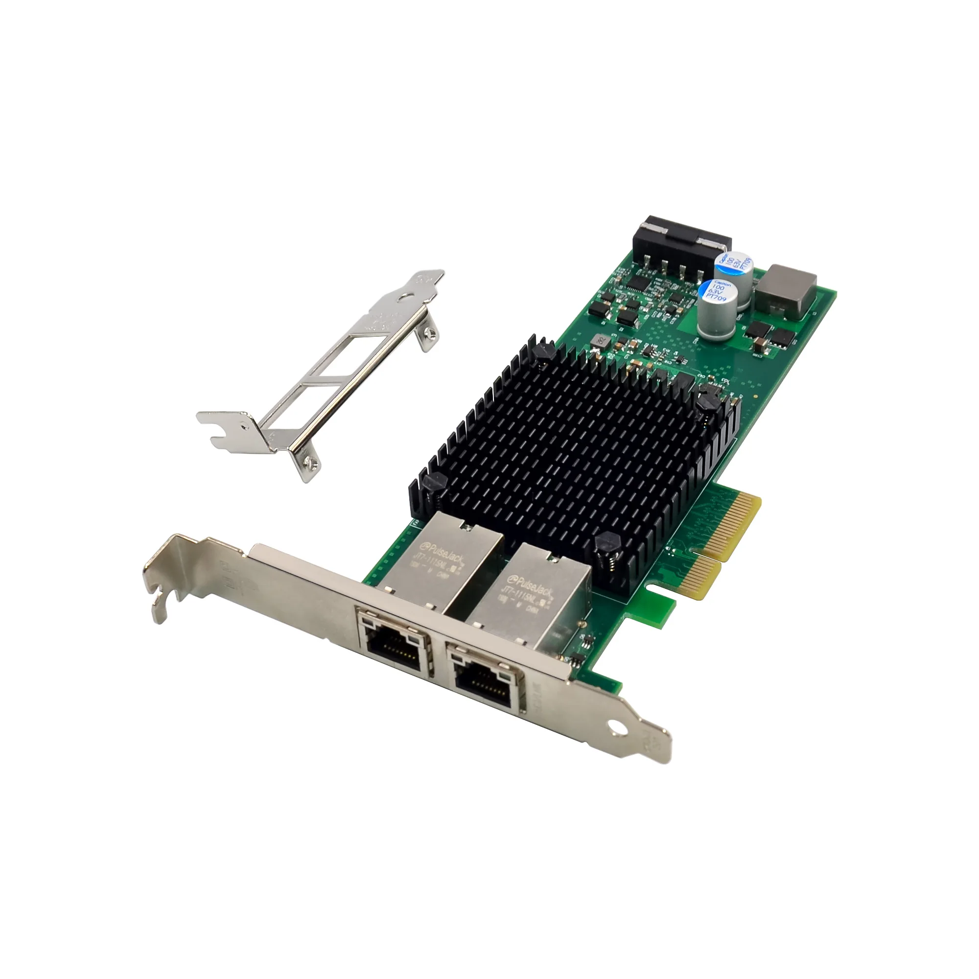 SUNWEIT ST7298 PCIe3.0 X4 بطاقة شبكة بمنفذ مزدوج 10G لأجهزة الكمبيوتر المحمول خادم جيجابت PoE X550 مخزون سلكي خارجي