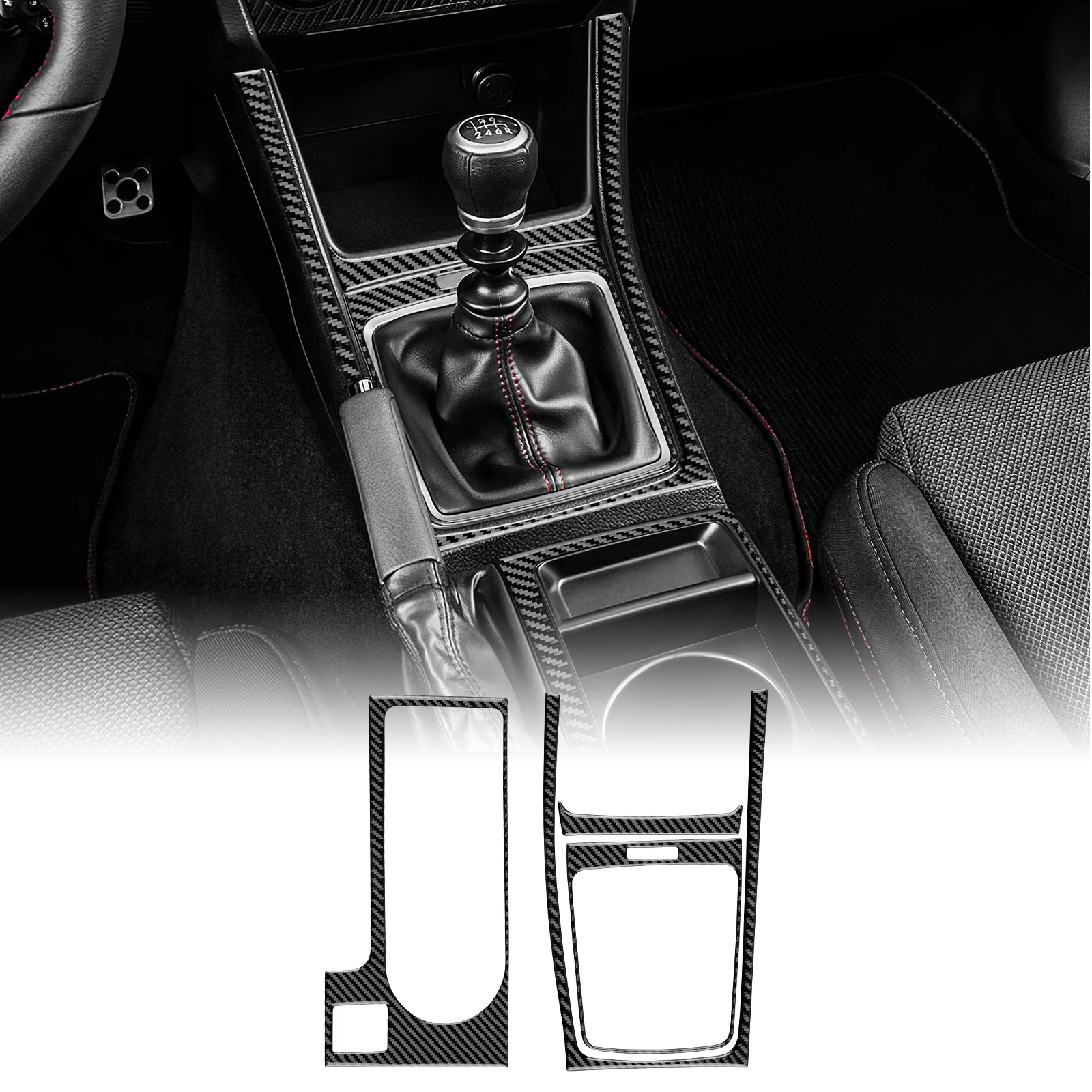 

Настоящее мягкое углеродное волокно для Subaru WRX 2015 2016 2017 2018 2019 2020 2021, автомобильная панель переключения передач, рамка, внутренняя накладка, 4 шт.