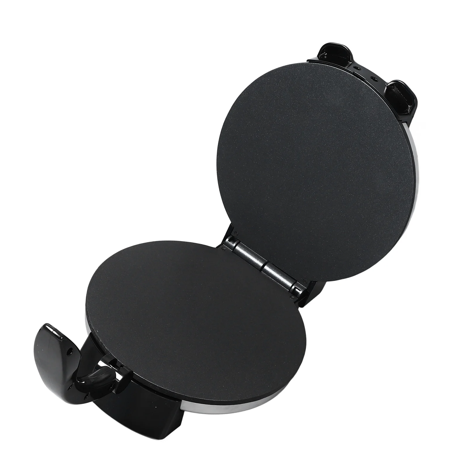 صانع الكريب 1200 واط الفولاذ المقاوم للصدأ صينية مستديرة كهربائية غير لاصقة مع التحكم في درجة الحرارة للبيض الفطائر البيتزا صانع الكريب