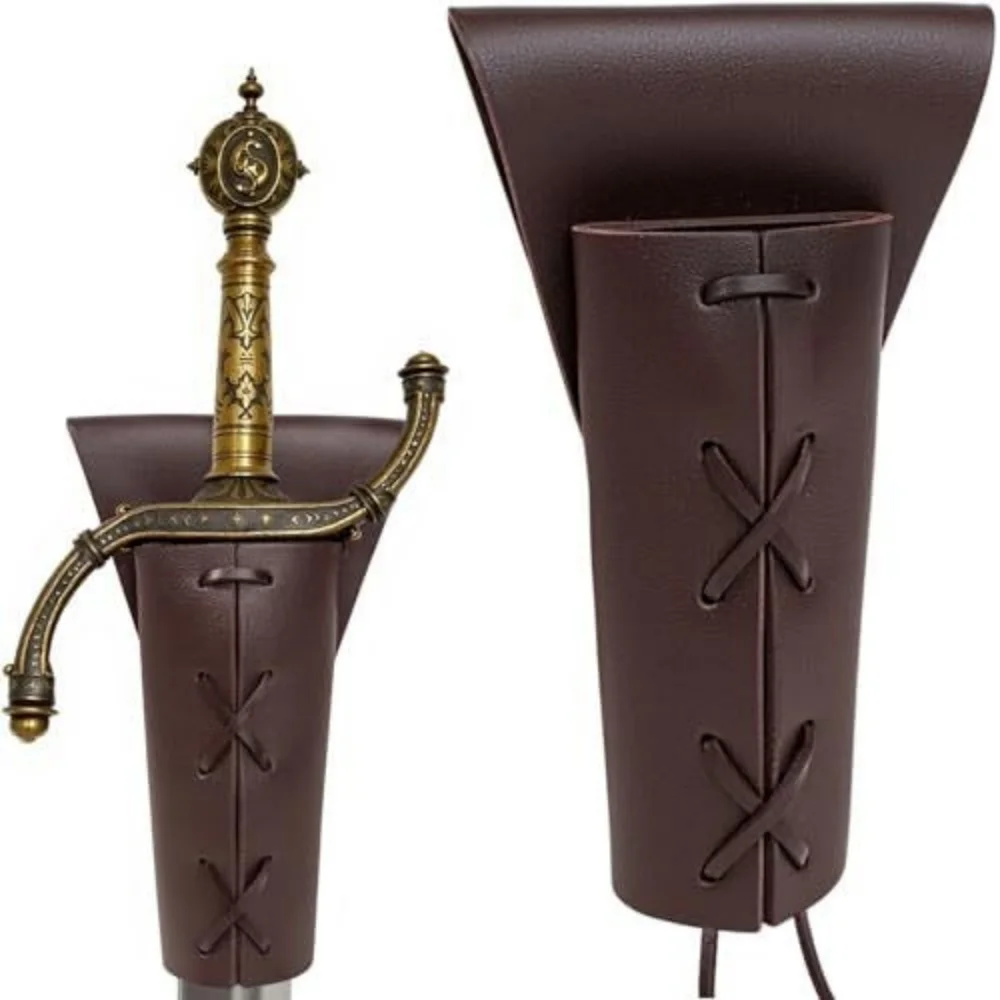 

Medieval Triangular Scabbard, Adult Warrior Armor Role Playing Belt with Sword Sheath, Halloween COSPLAY Performance Props